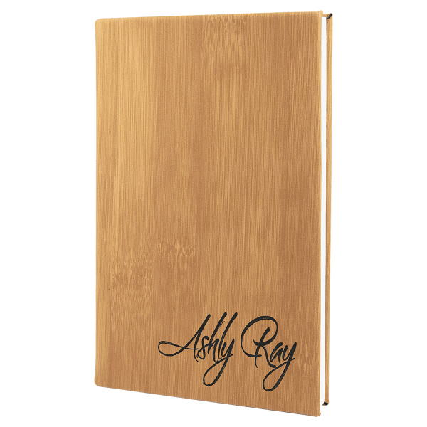 5.25" x 8.25" Bamboo Leatherette Journal – item GFT877 image 6