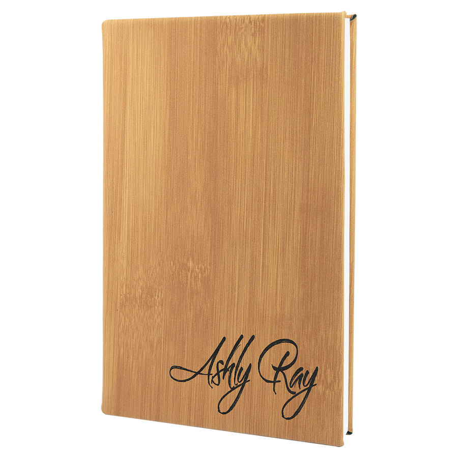 5.25" x 8.25" Bamboo Leatherette Journal – item GFT877 image 2
