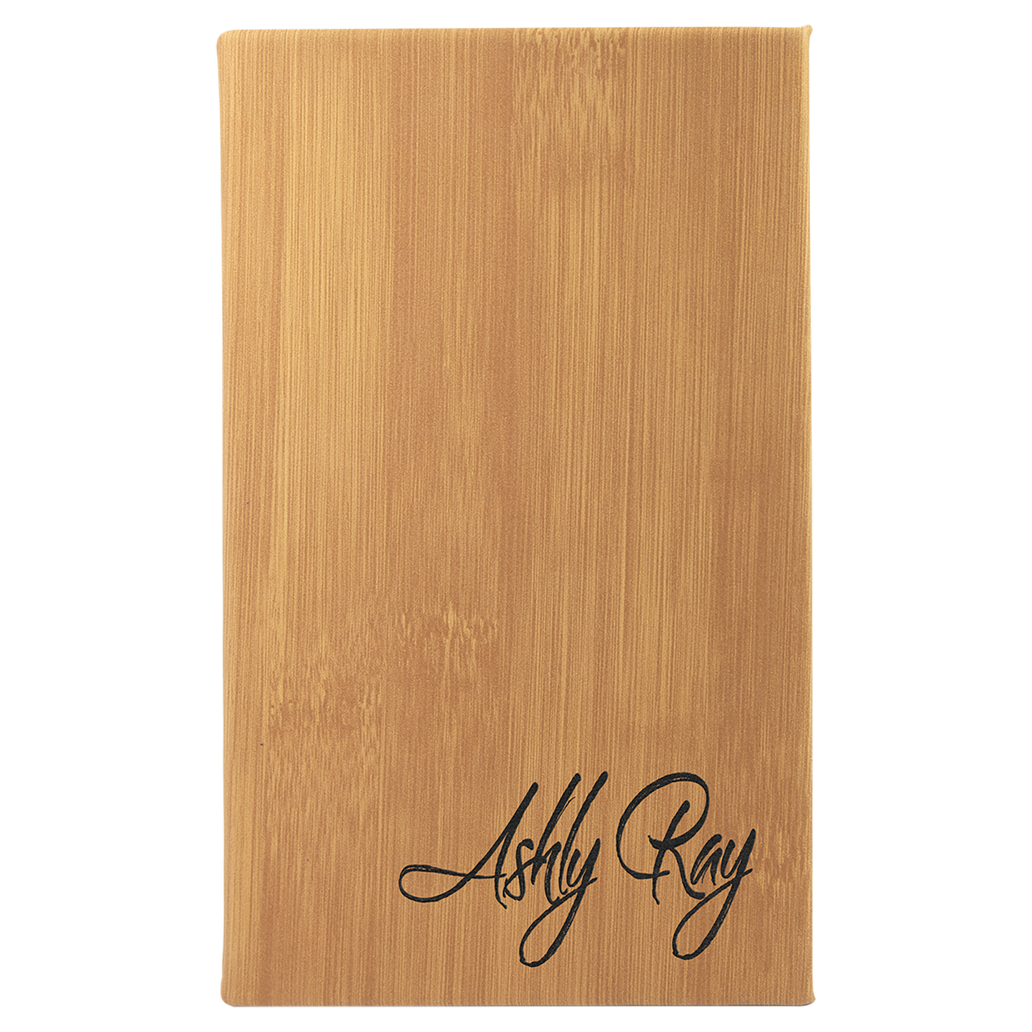 5.25" x 8.25" Bamboo Leatherette Journal – item GFT877