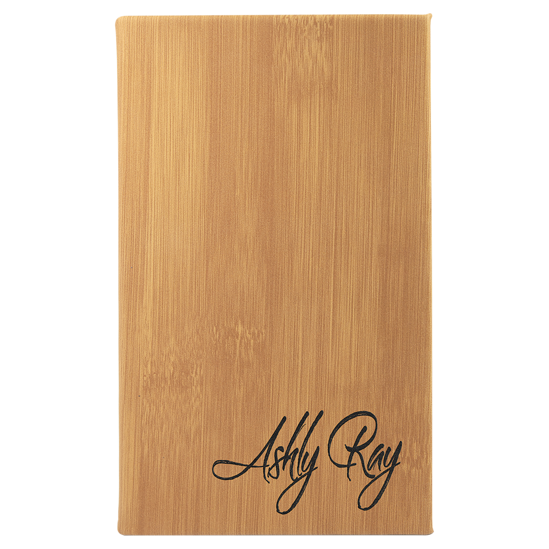 5.25" x 8.25" Bamboo Leatherette Journal – item GFT877