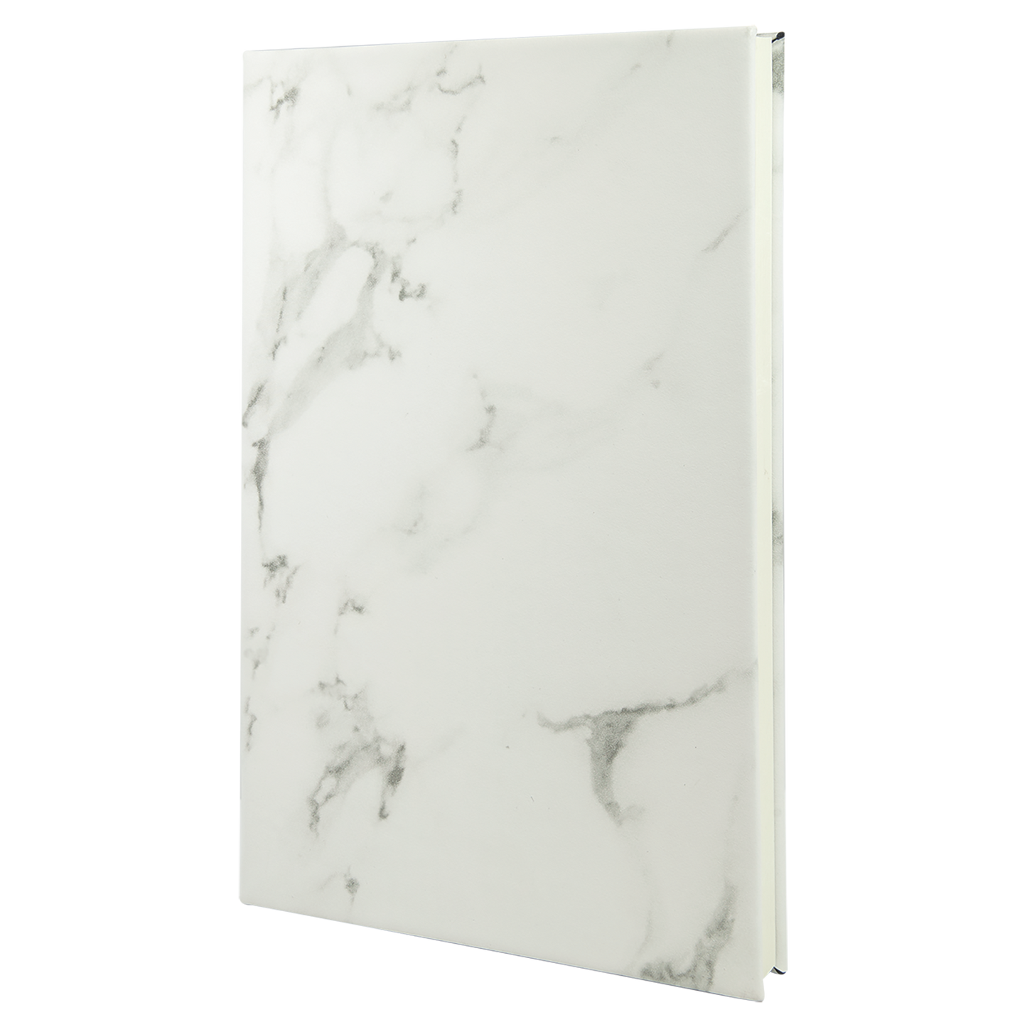 5.25" x 8.25" White Marble Leatherette Journal – item GFT878 image 3
