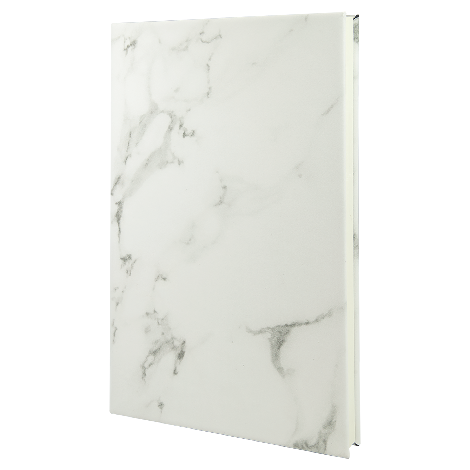 5.25" x 8.25" White Marble Leatherette Journal – item GFT878 image 3