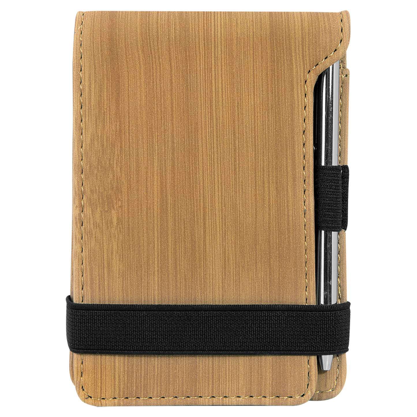 3.25" x 4.75" Bamboo Leatherette Mini Notepad – item GFT879 image 4