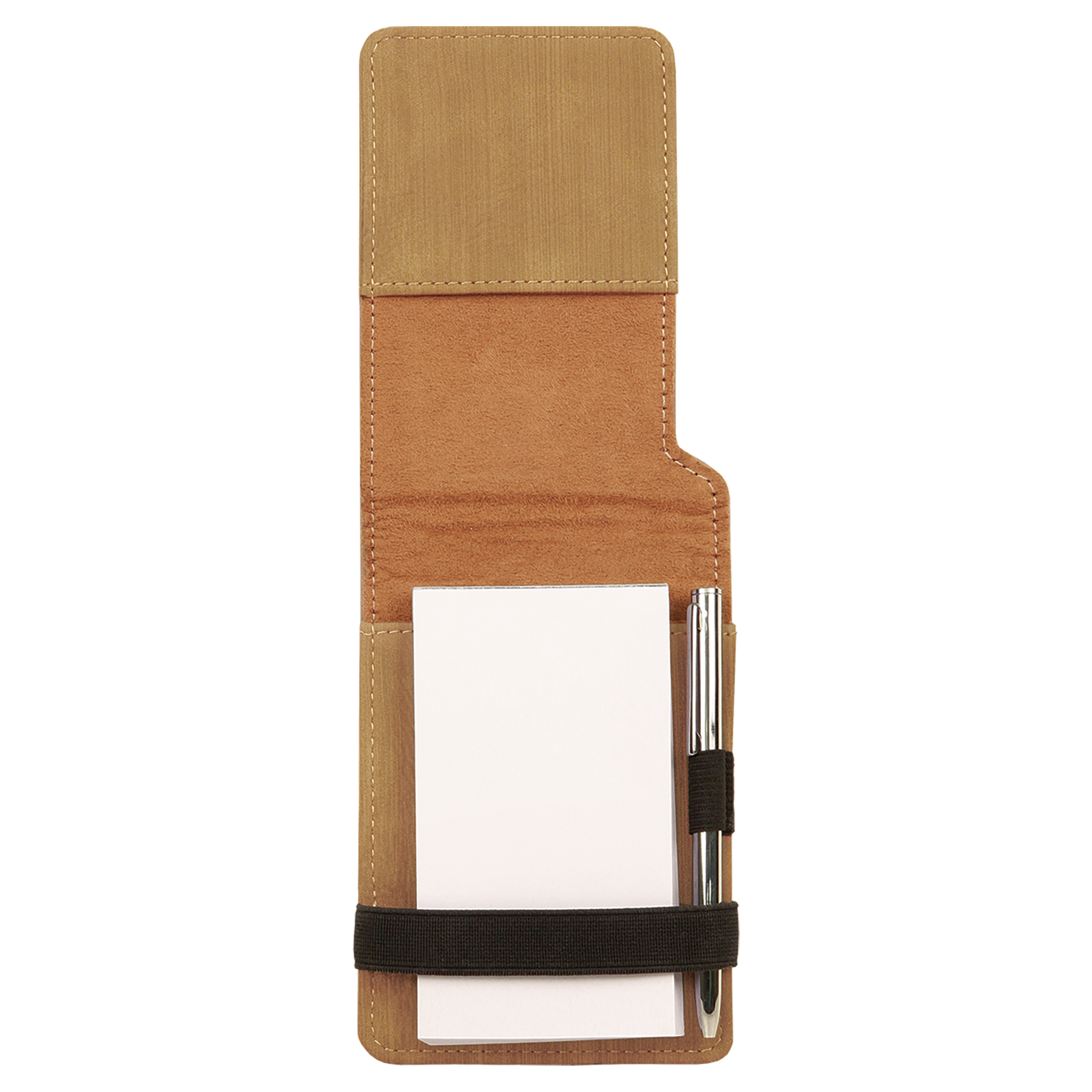 3.25" x 4.75" Bamboo Leatherette Mini Notepad – item GFT879 image 3