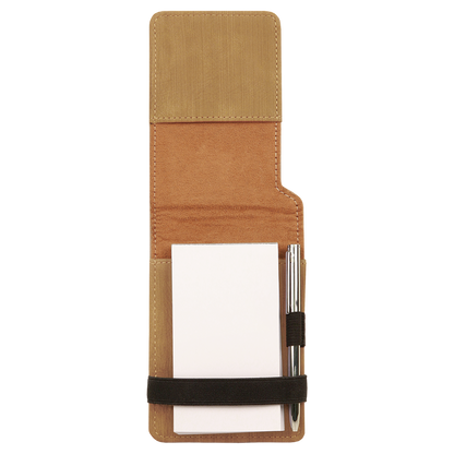 3.25" x 4.75" Bamboo Leatherette Mini Notepad – item GFT879 image 3