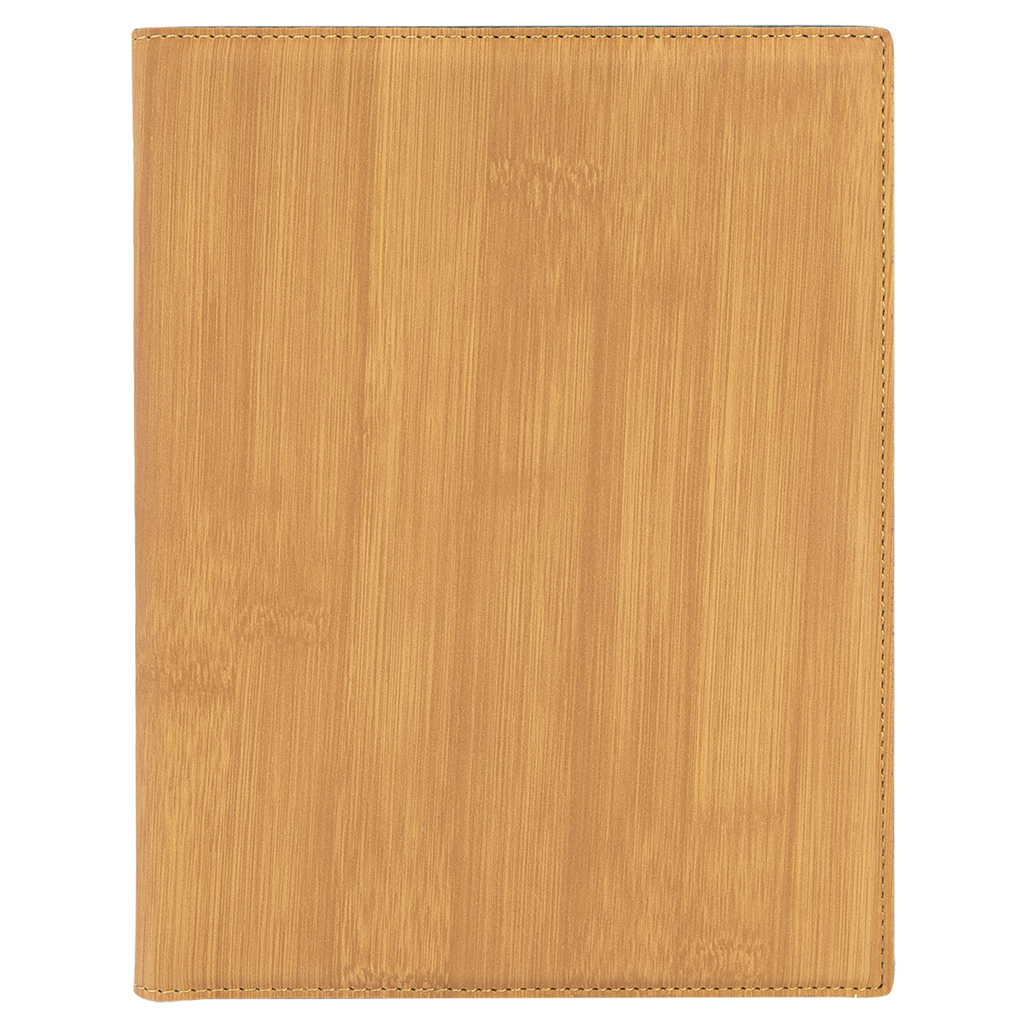 7" x 9" Bamboo Leatherette Small Portfolio – item GFT881 image 4