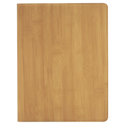 9.5" x 12" Bamboo Leatherette Portfolio – item GFT883 image 4
