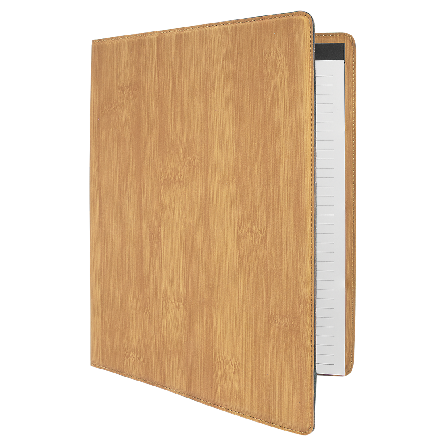 9.5" x 12" Bamboo Leatherette Portfolio – item GFT883 image 5