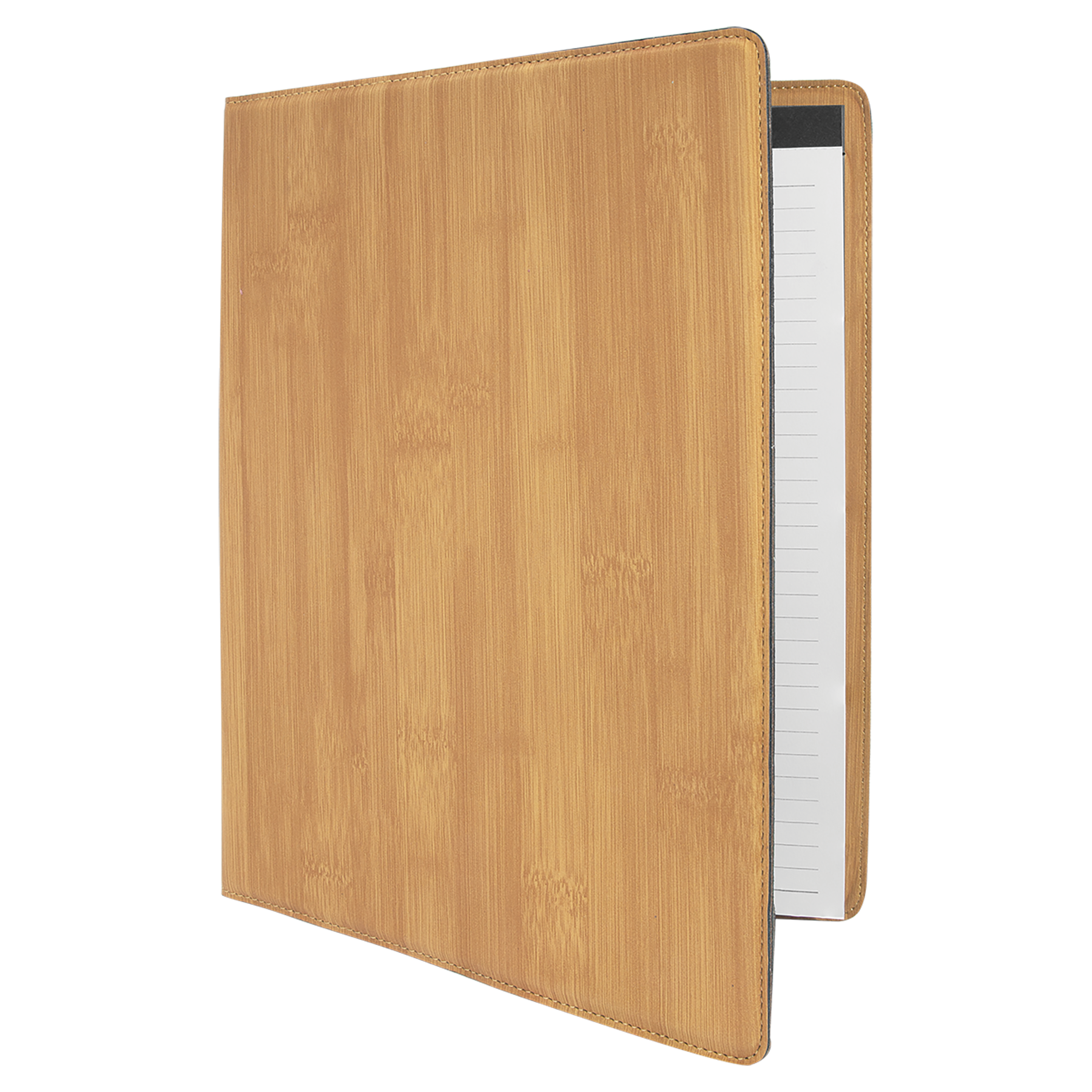 9.5" x 12" Bamboo Leatherette Portfolio – item GFT883 image 5