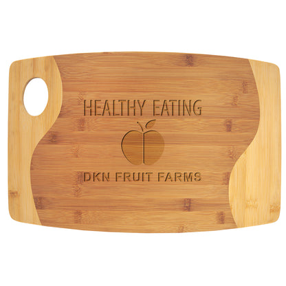 Natural Bamboo Cutting Board with a Handle – item GFT892