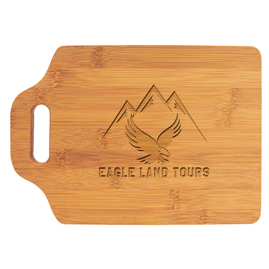 Natural Bamboo Cutting Board with a Handle – item GFT896