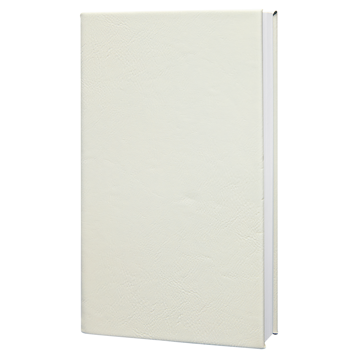 5.25" x 8.25" White/Black Leatherette Journal – item GFT930 image 6