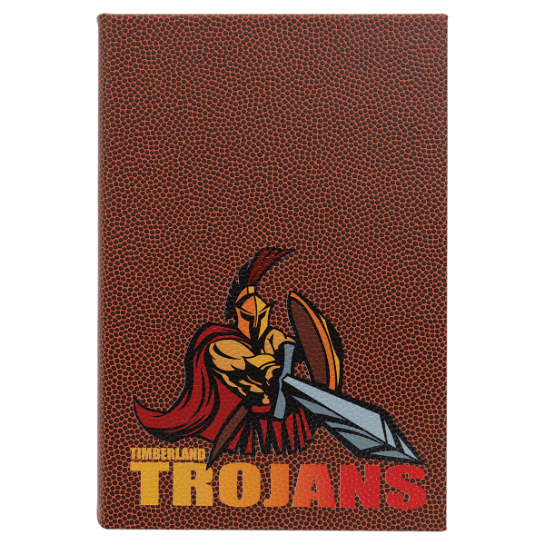 5.25" x 8.25" Football Leatherette Journal – item GFT932 image 5