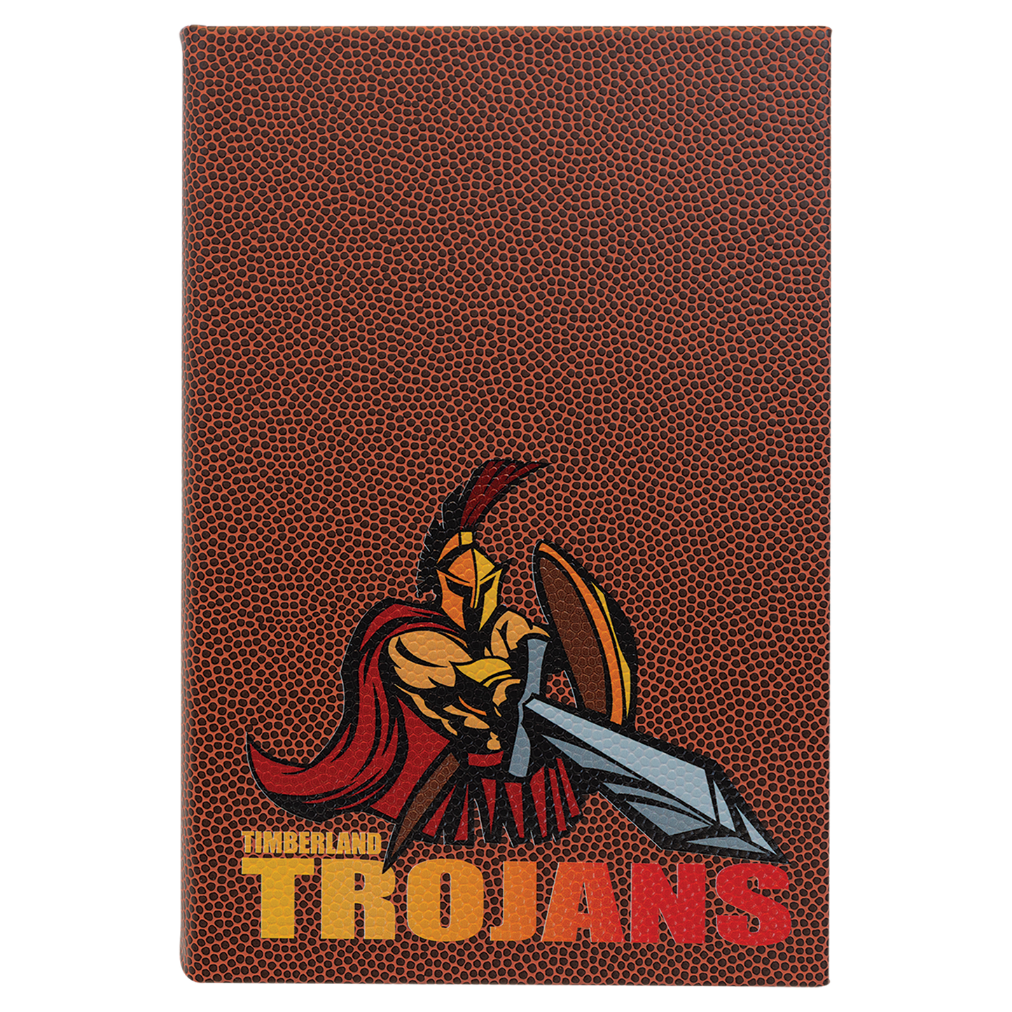 5.25" x 8.25" Football Leatherette Journal – item GFT932