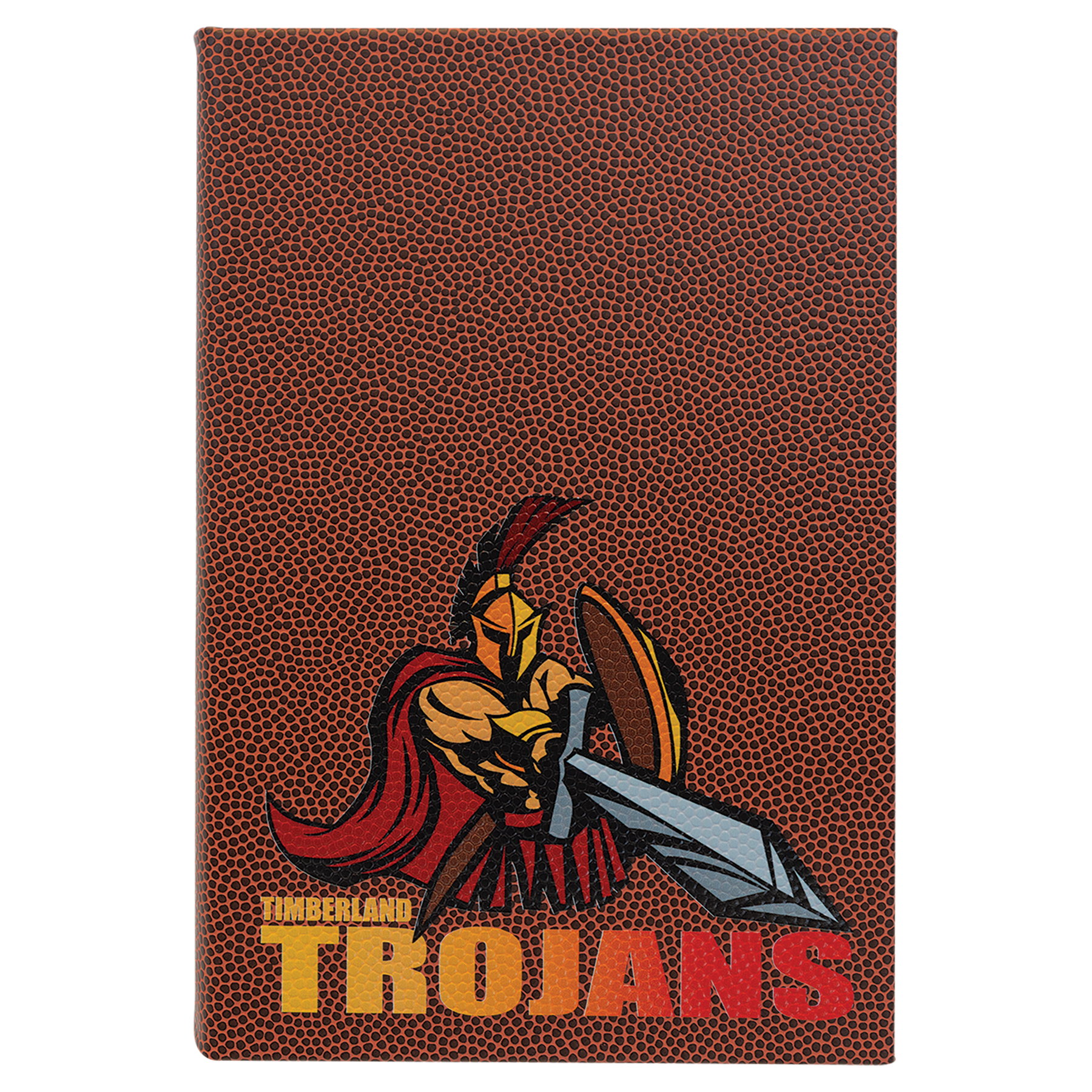5.25" x 8.25" Football Leatherette Journal – item GFT932