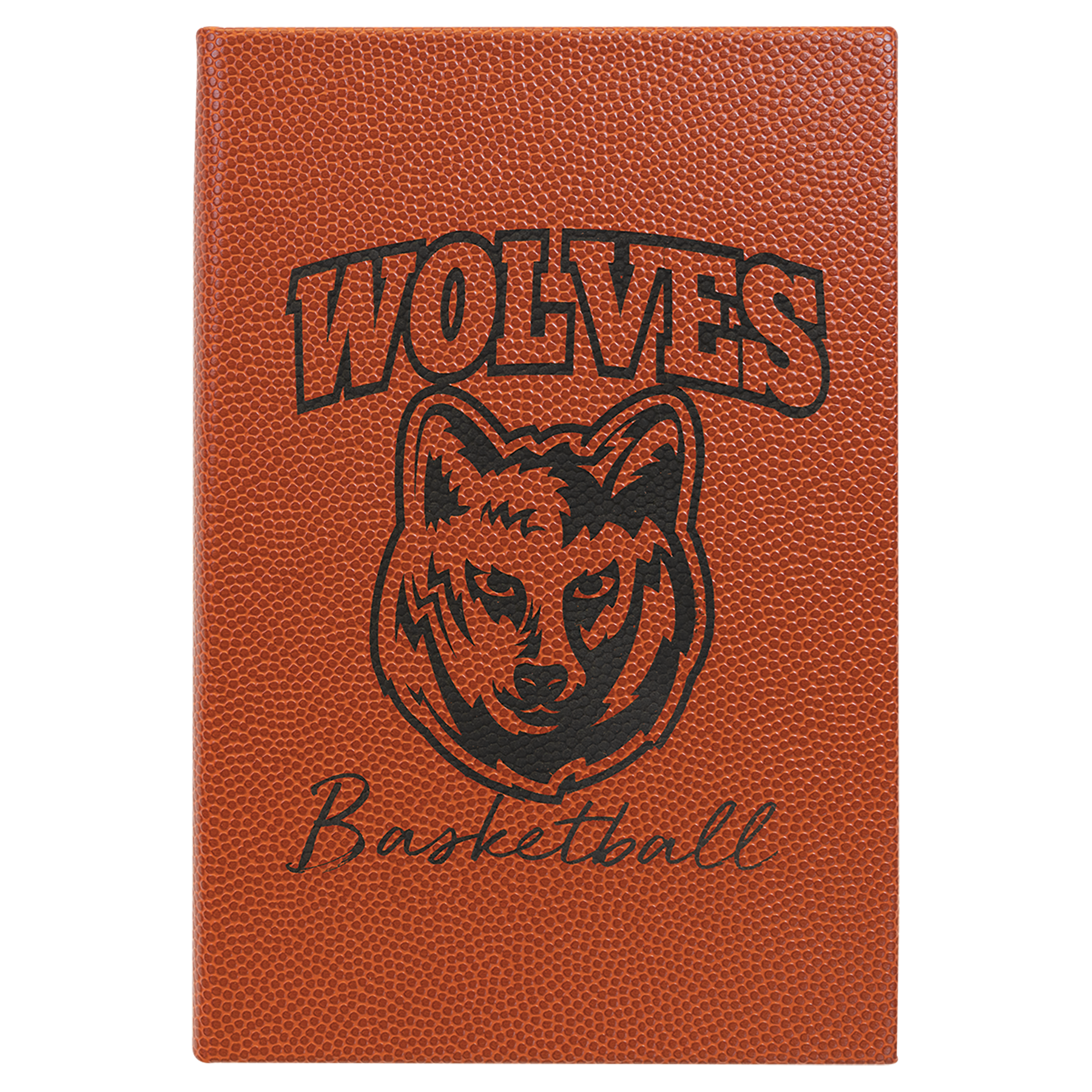 5.25" x 8.25" Basketball Leatherette Journal – item GFT933