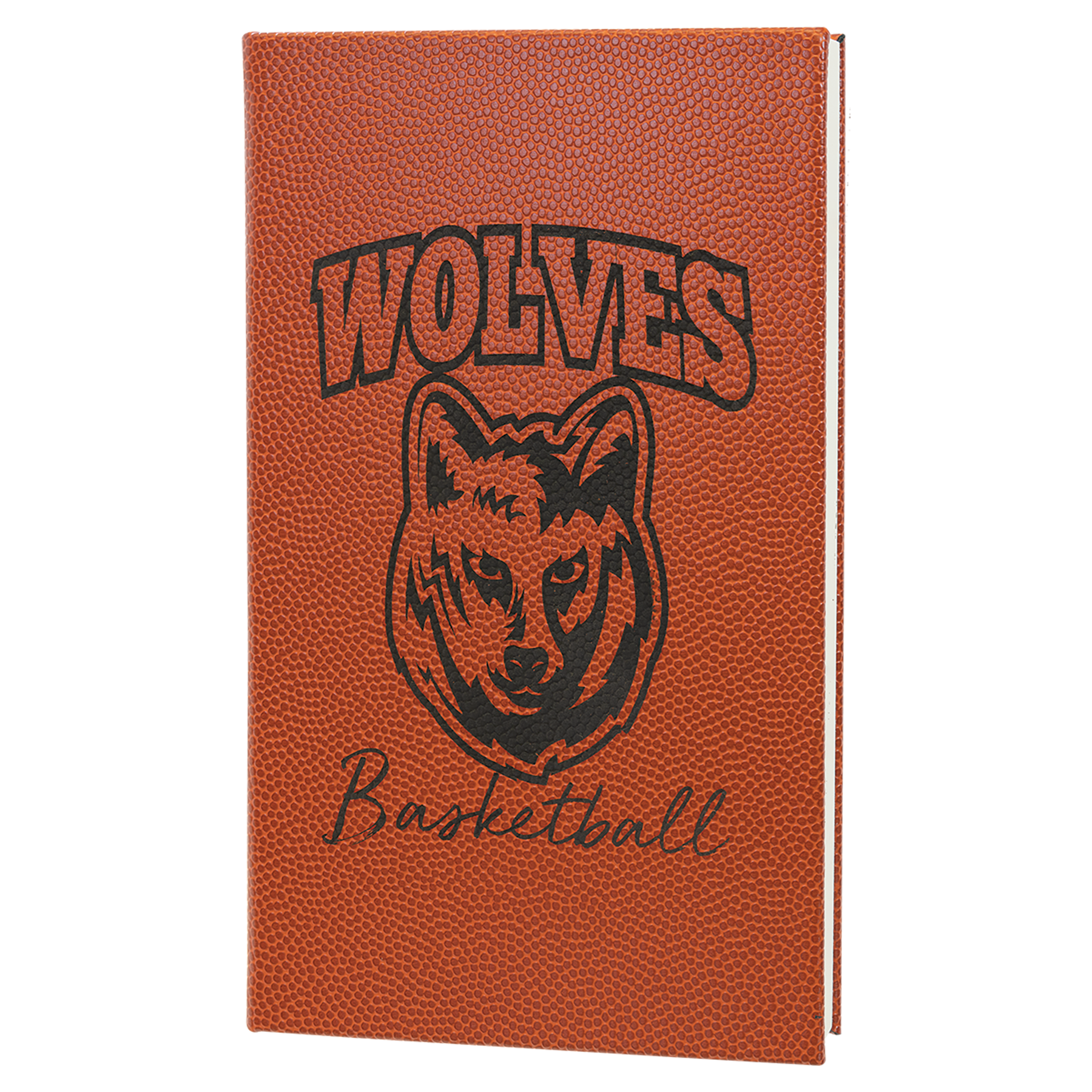 5.25" x 8.25" Basketball Leatherette Journal – item GFT933 image 2
