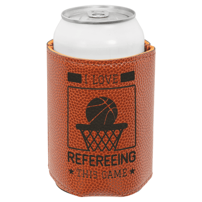 3.75" Laserable Leatherette Beverage Holder – item GFT-2 image 2