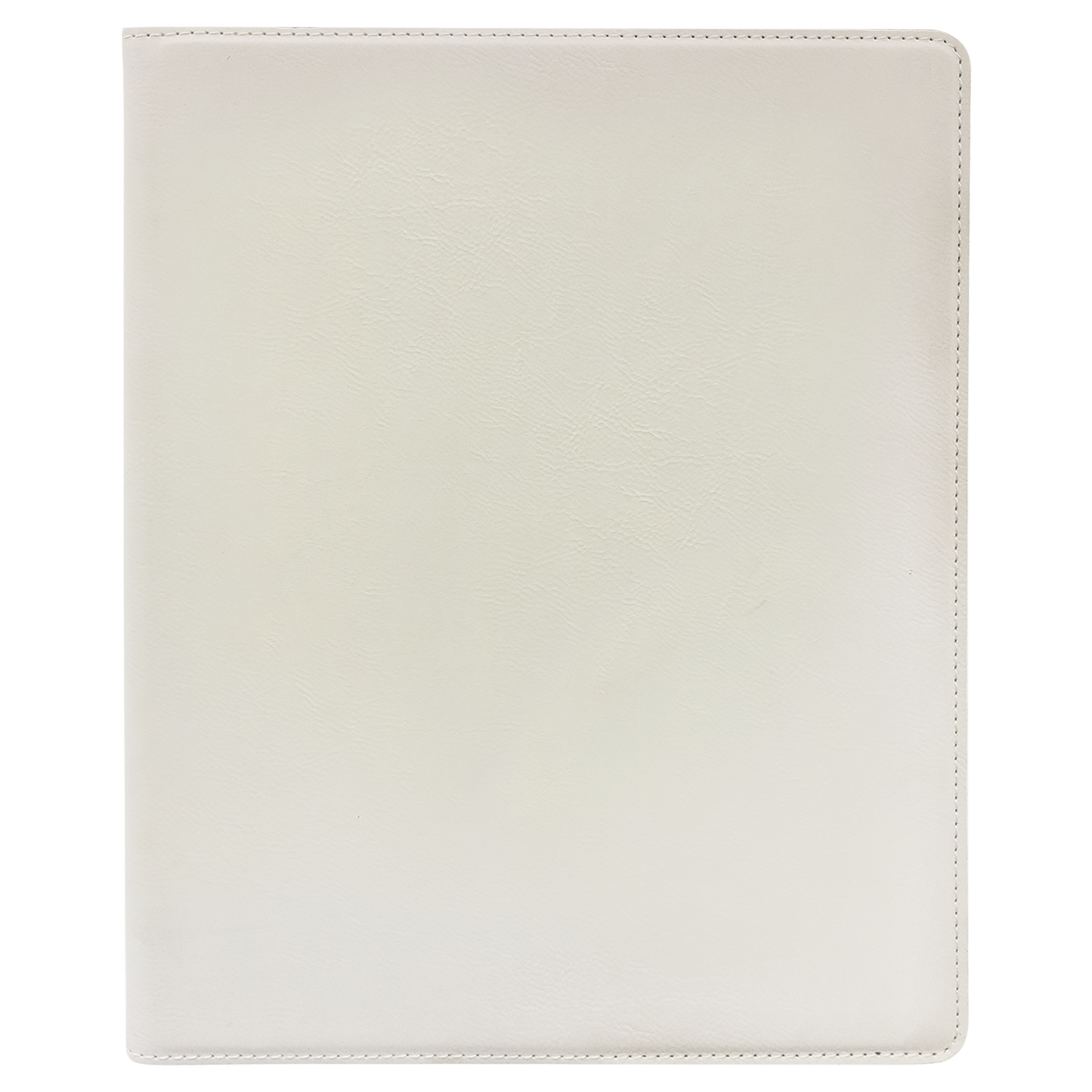 9.5" x 12" White/Black Leatherette Portfolio – item GFT950 image 3