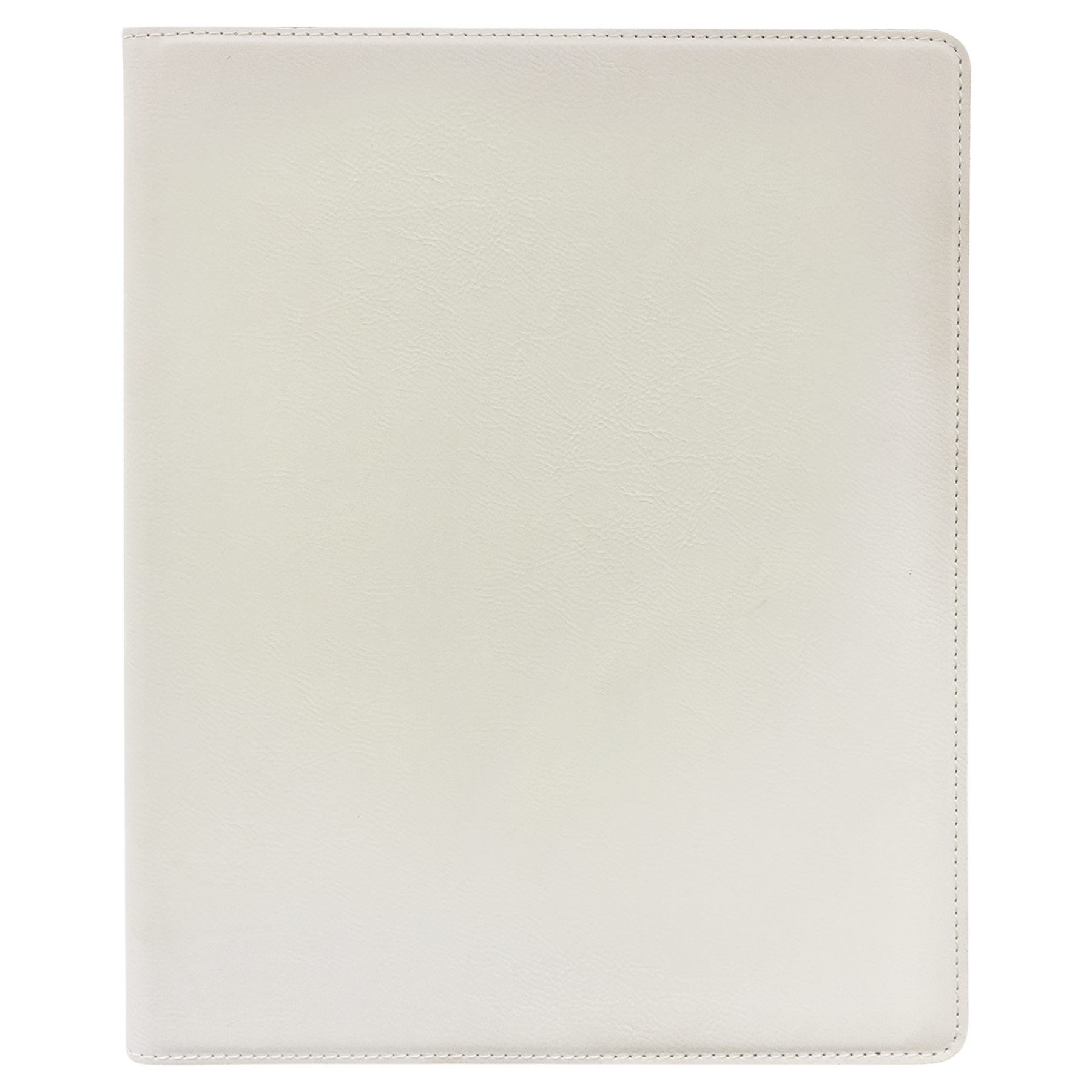 9.5" x 12" White/Black Leatherette Portfolio – item GFT950 image 3