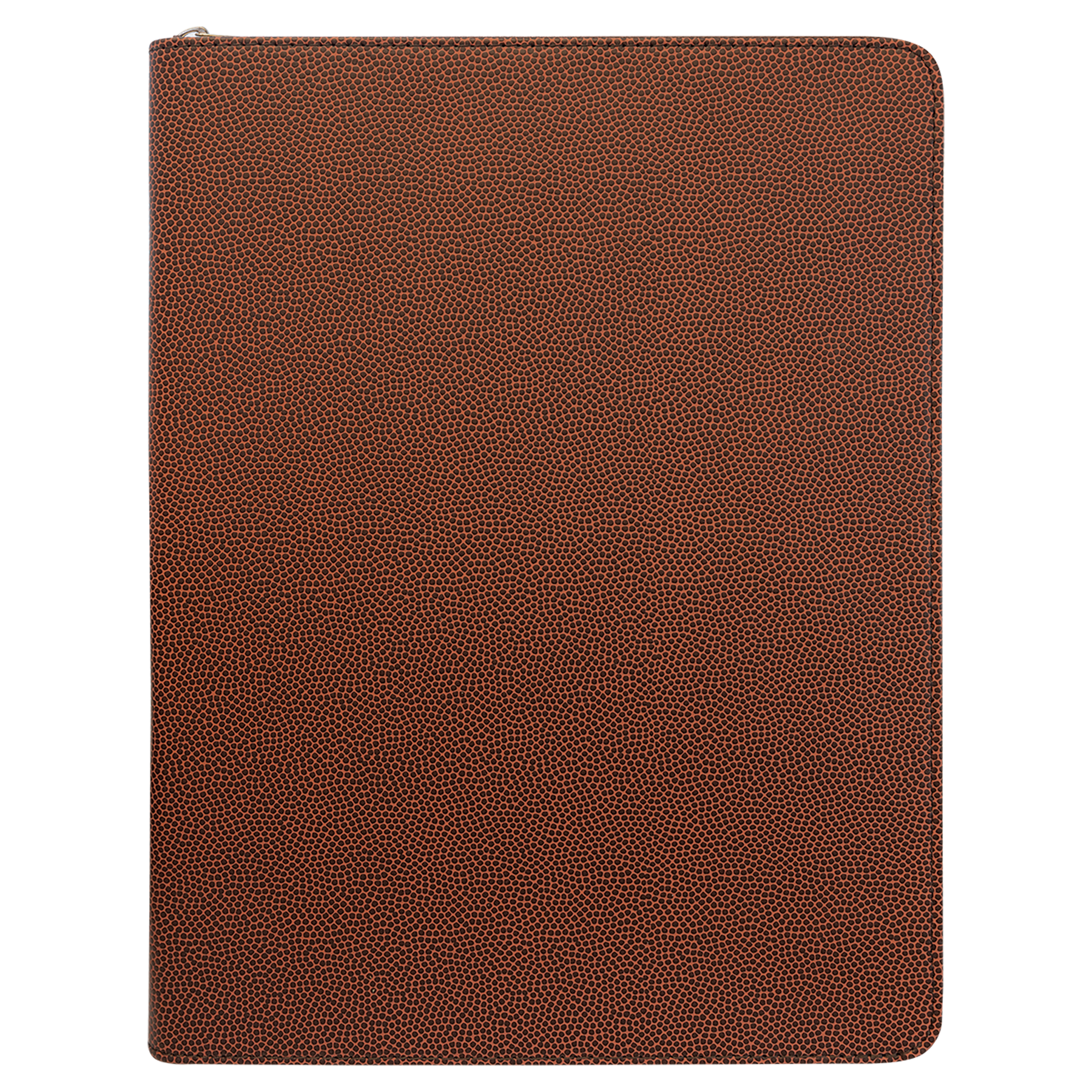 9.5" x 12" Football Leatherette Zipper Portfolio – item GFT962 image 4