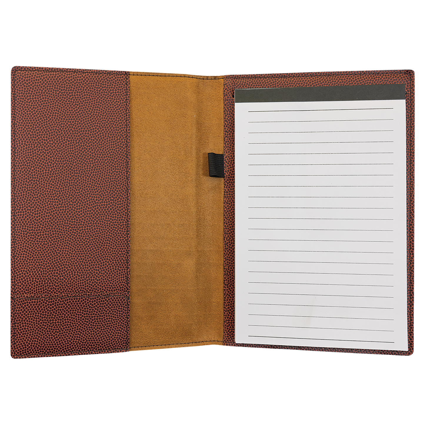 7" x 9" Football Leatherette Small Portfolio – item GFT972 image 2