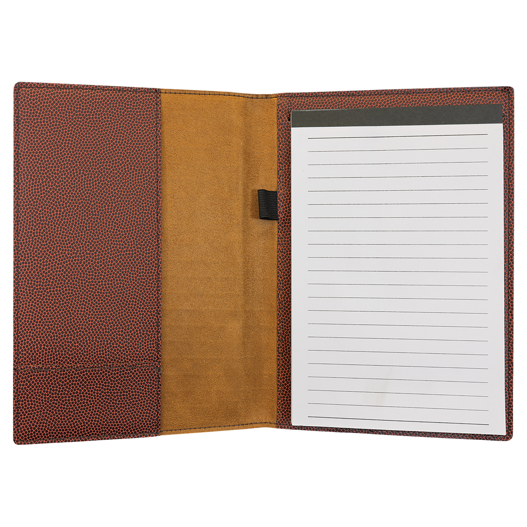 7" x 9" Football Leatherette Small Portfolio – item GFT972 image 2