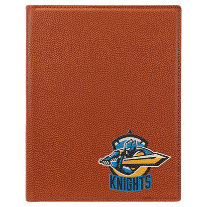 7" x 9" Basketball Leatherette Small Portfolio – item GFT973 image 4