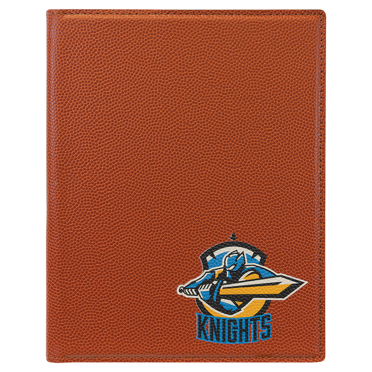 7" x 9" Basketball Leatherette Small Portfolio – item GFT973