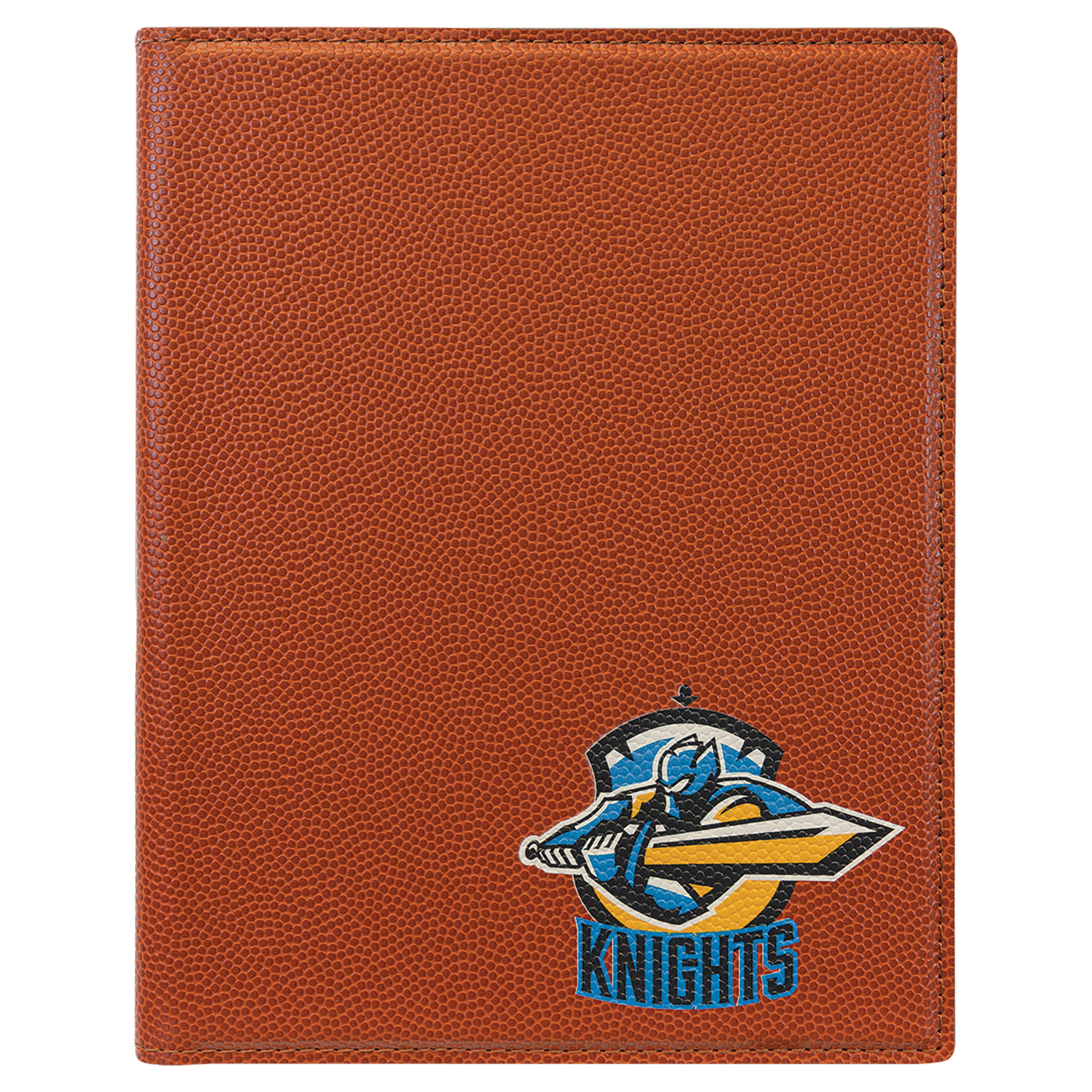 7" x 9" Basketball Leatherette Small Portfolio – item GFT973