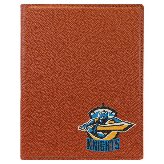 7" x 9" Basketball Leatherette Small Portfolio – item GFT973