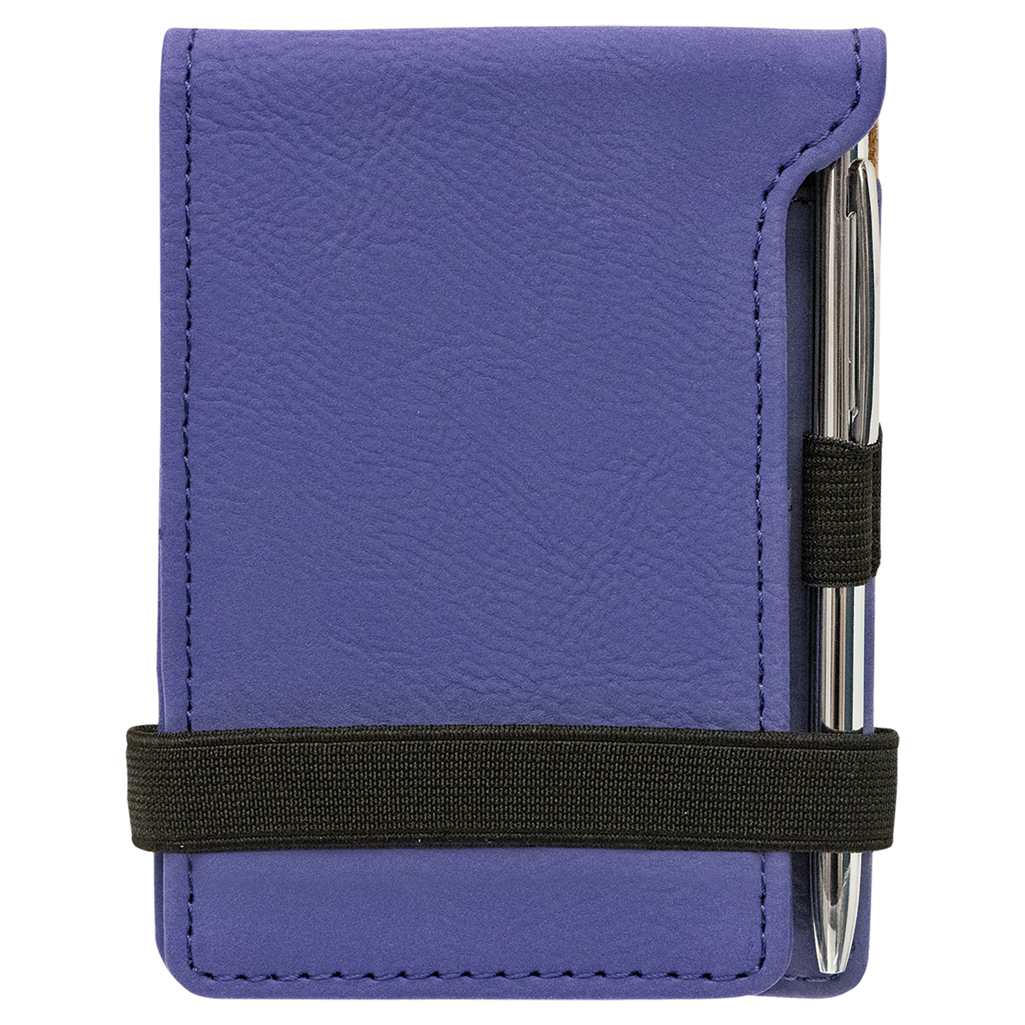 3.25" x 4.75" Purple Leatherette Mini Notepad – item GFT981 image 3