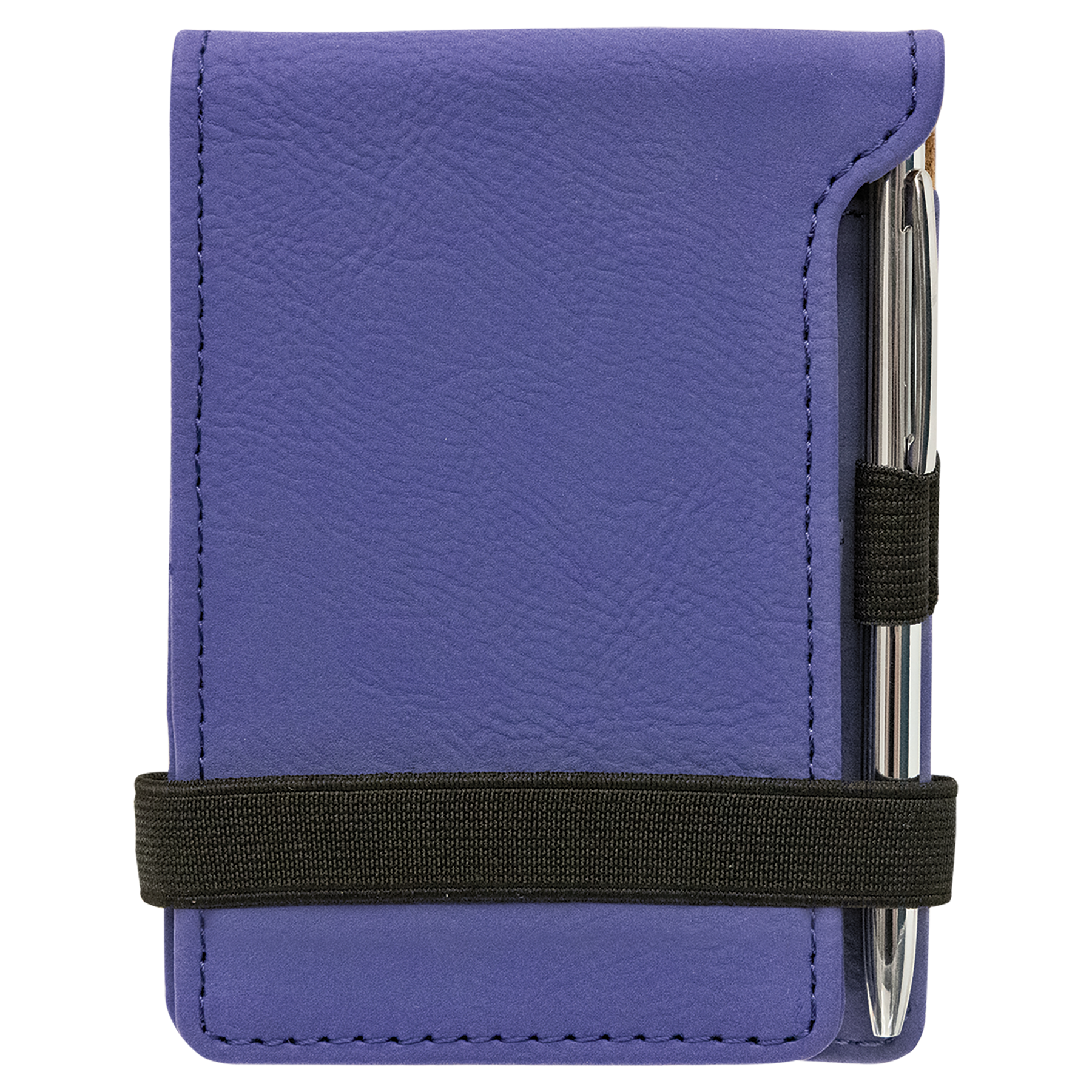 3.25" x 4.75" Purple Leatherette Mini Notepad – item GFT981 image 3