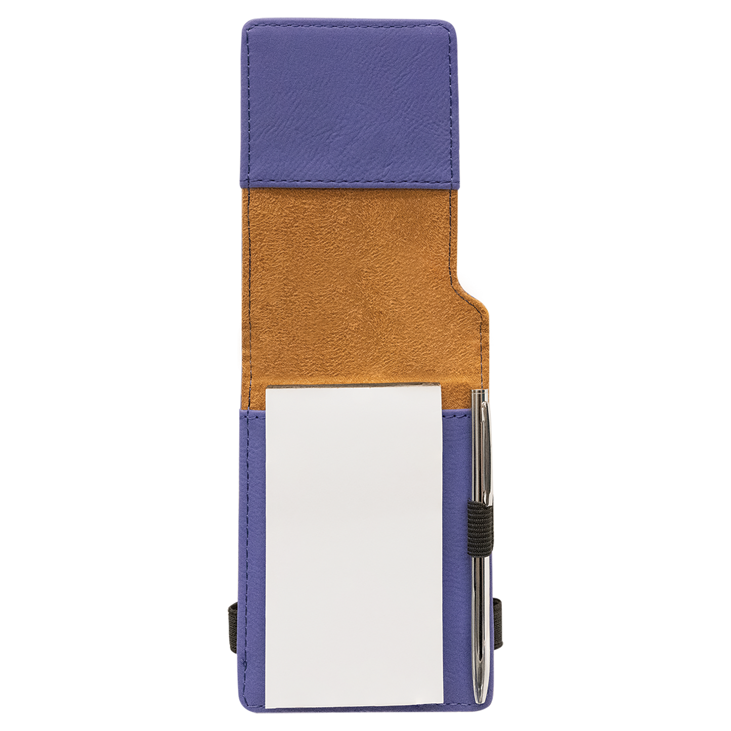 3.25" x 4.75" Purple Leatherette Mini Notepad – item GFT981 image 2