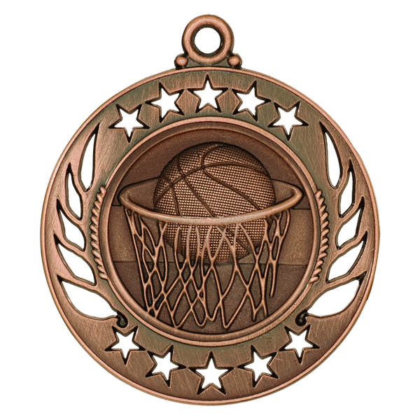 2.25" Basketball Galaxy Medal – item GM102 image 3