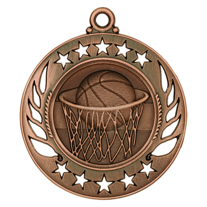 2.25" Basketball Galaxy Medal – item GM102 image 3