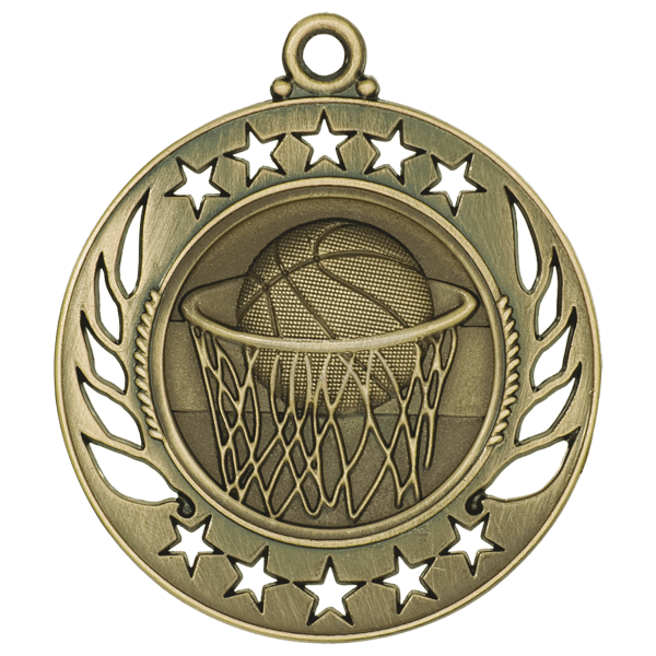 2.25" Basketball Galaxy Medal – item GM102