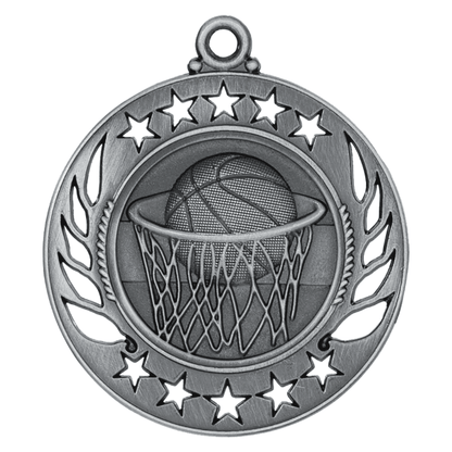 2.25" Basketball Galaxy Medal – item GM102 image 2
