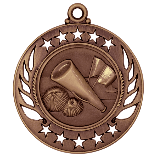 2.25" Cheerleading Galaxy Medal – item GM103 image 3