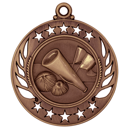 2.25" Cheerleading Galaxy Medal – item GM103 image 3