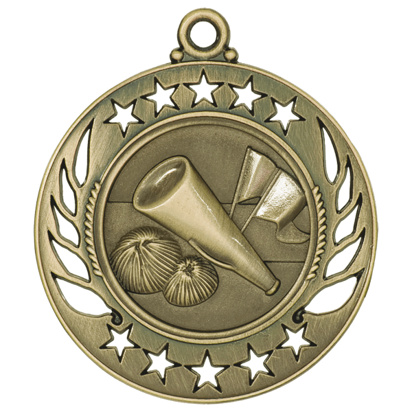 2.25" Cheerleading Galaxy Medal – item GM103