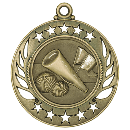 2.25" Cheerleading Galaxy Medal – item GM103