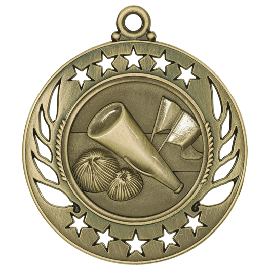 2.25" Cheerleading Galaxy Medal – item GM103