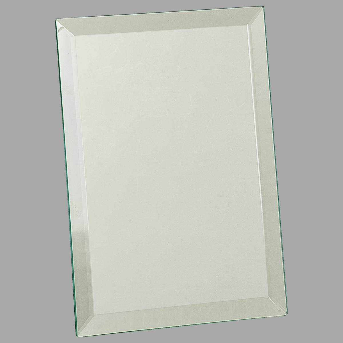 6" x 8" Clear Mirror Glass Plaque — GMR68C