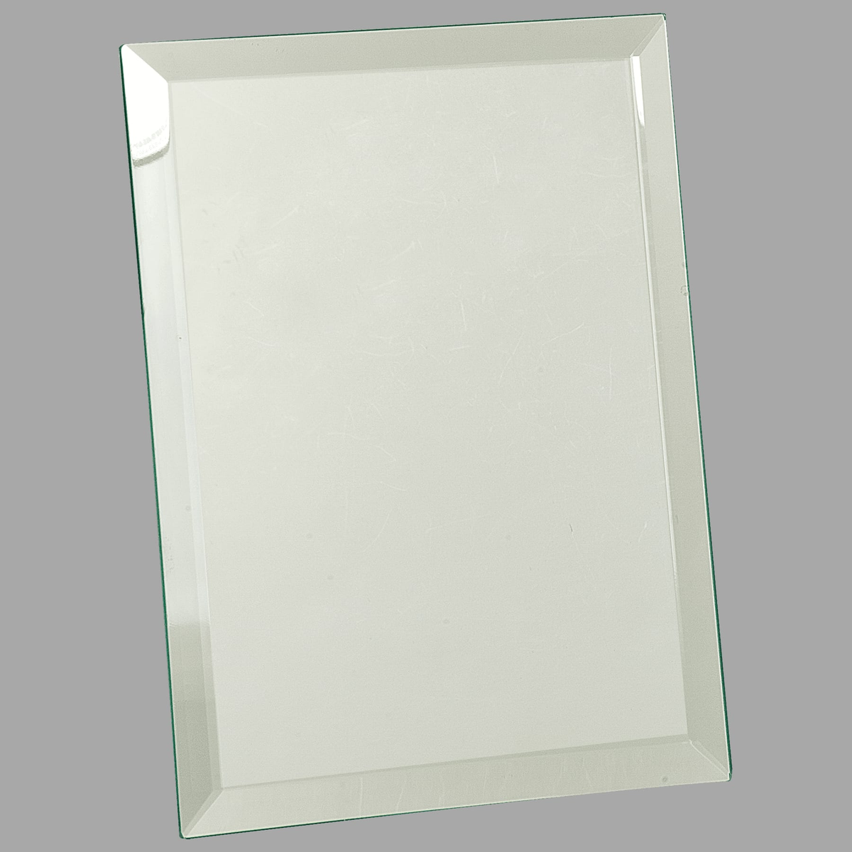 7" x 9" Clear Glass Mirror Plaque — GMR79C