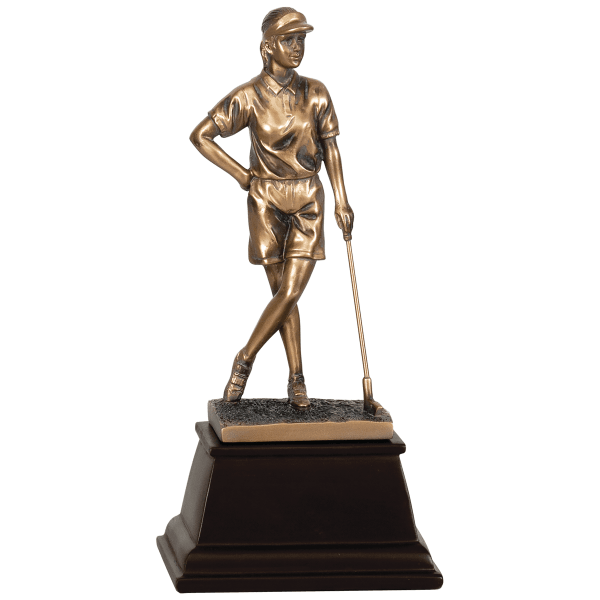 9" Fml Brnz Glf Award – item GSN11