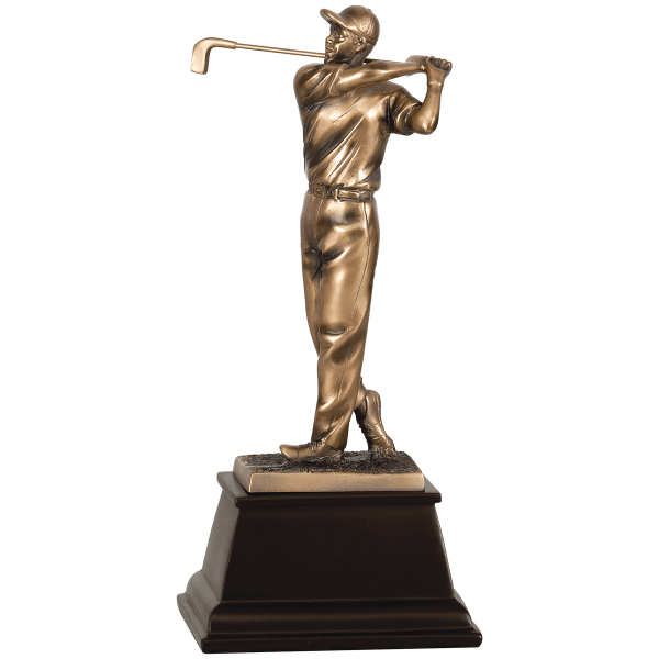 13" Male Brnz Glf Award – item GSN22