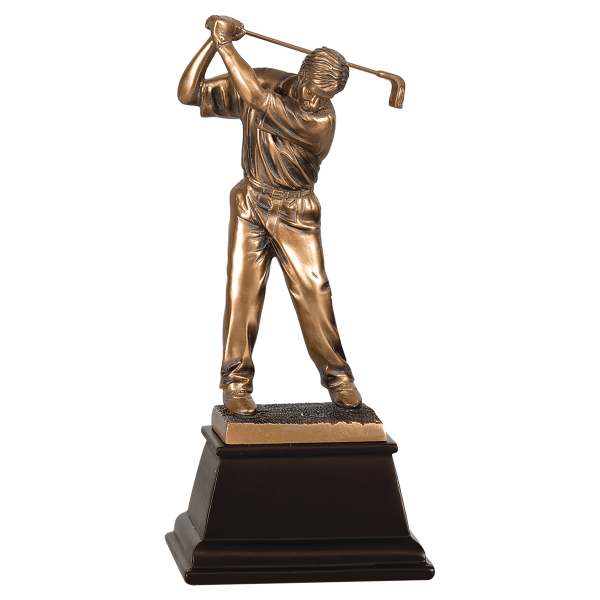 13.25" Male Brnz Glf Award – item GSN24