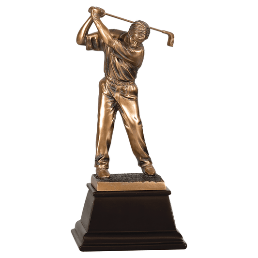 13.25" Male Brnz Glf Award – item GSN24