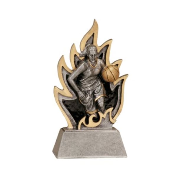 6.5" Female-Basketball Ignite Resin Award – item GT33